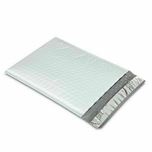 POLY WHITE BUBBLE MAILERS MAILING SHIPPING PADDED BAGS ENVELOPES #000#00#0 gallery