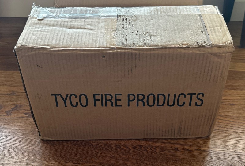 BOX OF 100! Tyco Style 20 Recessed Escutcheon White 1/2 in. Sprinkler 567054010 gallery