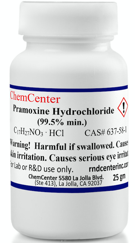 Pramoxine Hydrochloride, Powder, 99.5% min., 25 grams