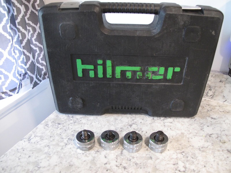 Hilmor compact swage tool heads expanders 1/2 5/8 3/4 7/8″ nice w/ case