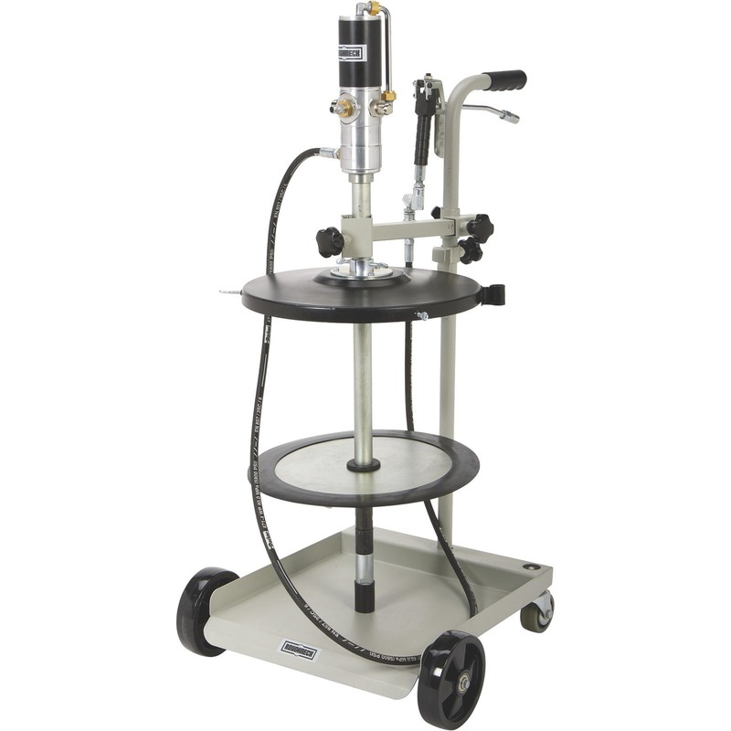 Roughneck Mobile Air-Operated Grease Pump Kit, 50:1 Ratio, 150 PSI, Fits