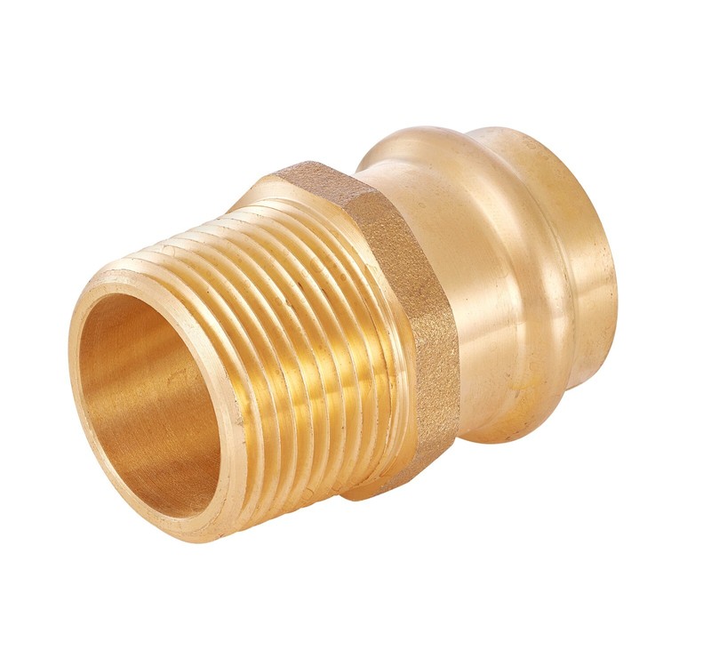 25PCS EFIELD 3/4" Press Fit X 3/4" Male NPT Brass Adapters, Full Port, Lead Free gallery