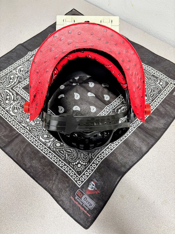 Chopped Top Welding Hood – Custom Made by N2Deep Welding Hoodz gallery