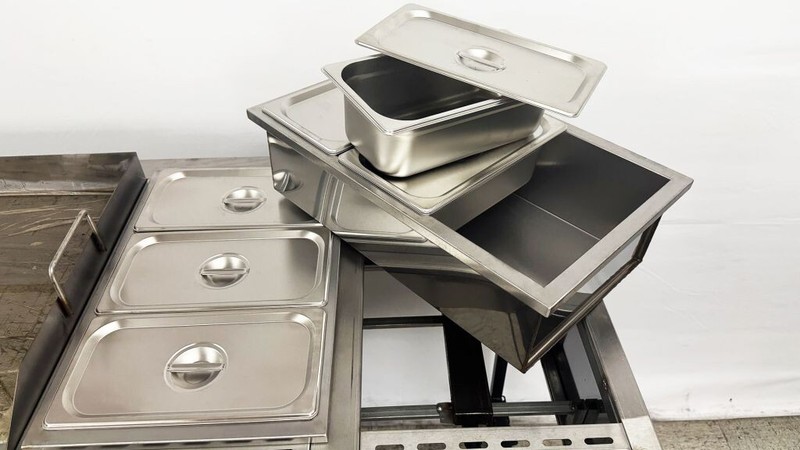 NEW 65" Taco Cart Griddle Warmer Fryer Stainless Steel Propane LP BBQ gallery