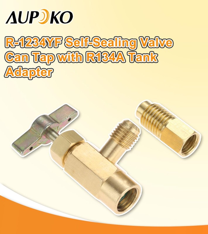 R1234YF Self-Sealing Can Tap with R134A Tank Adapter, 1/2’’ to 1/2 inches gallery