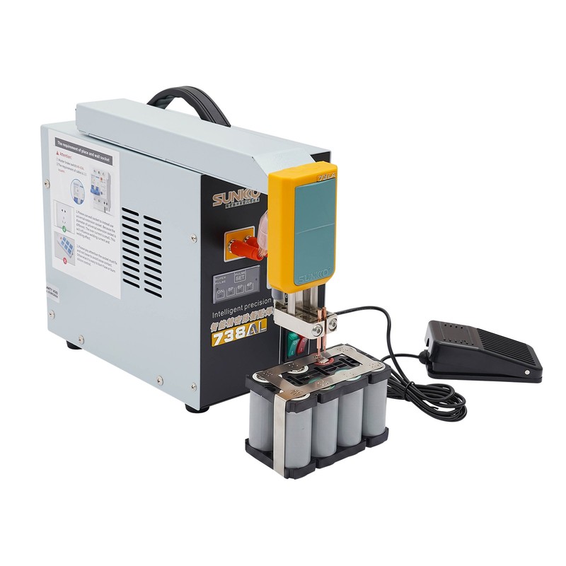 Hand-held Pulse Spot Welder Welding Machine f/ Battery Pack SUNKKO 737G 50A-900A gallery
