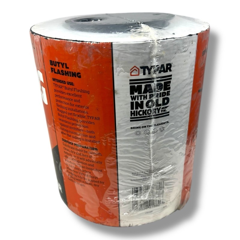 Typar Flashing BUTYL 6in x 75ft roll / Peel & Stick / NEW 1 Roll Easy To Handle gallery