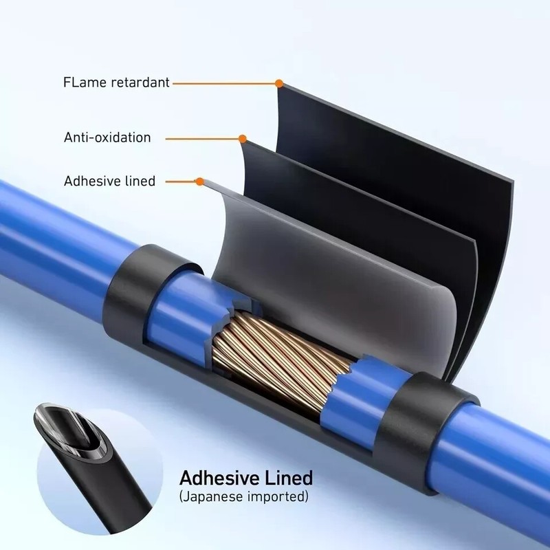 446 Pcs Heat Shrink Tubing Kit-4:1 Ratio Adhesive Lined Marine Grade Shrink gallery