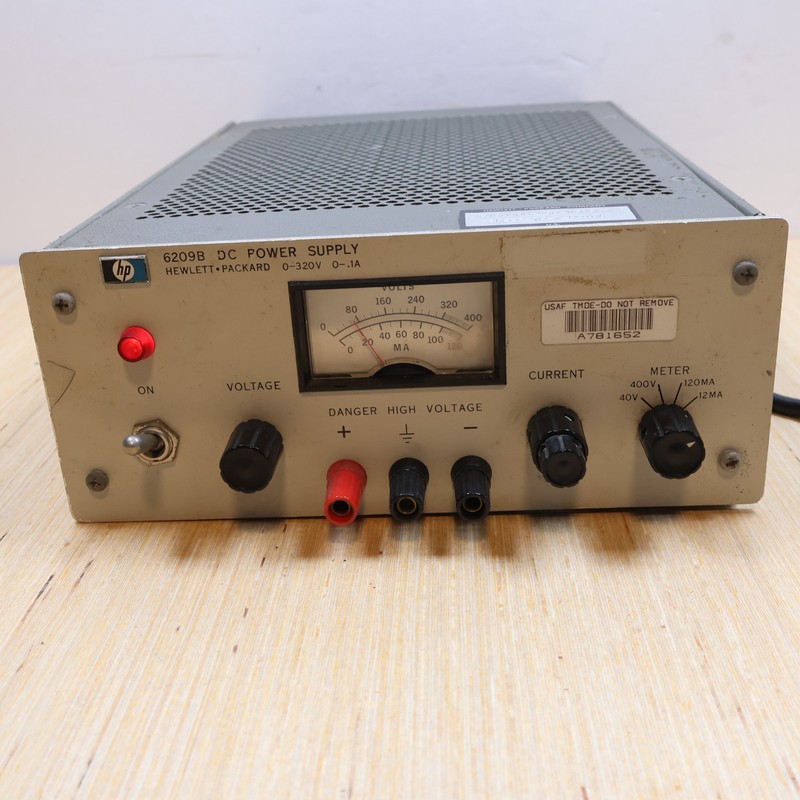 HEWLETT PACKARD 6209B 0-320V 0-0.1A DC Power Supply – TESTED – WORKS