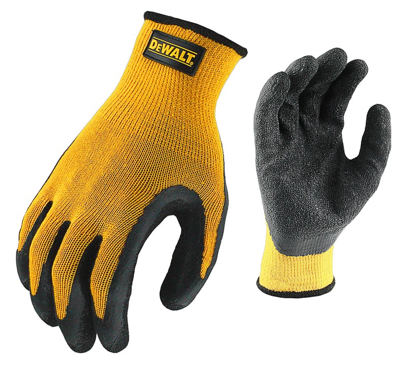 DeWalt DPG70 Textured Rubber Coated Gripper Work Gloves You Pick The Size