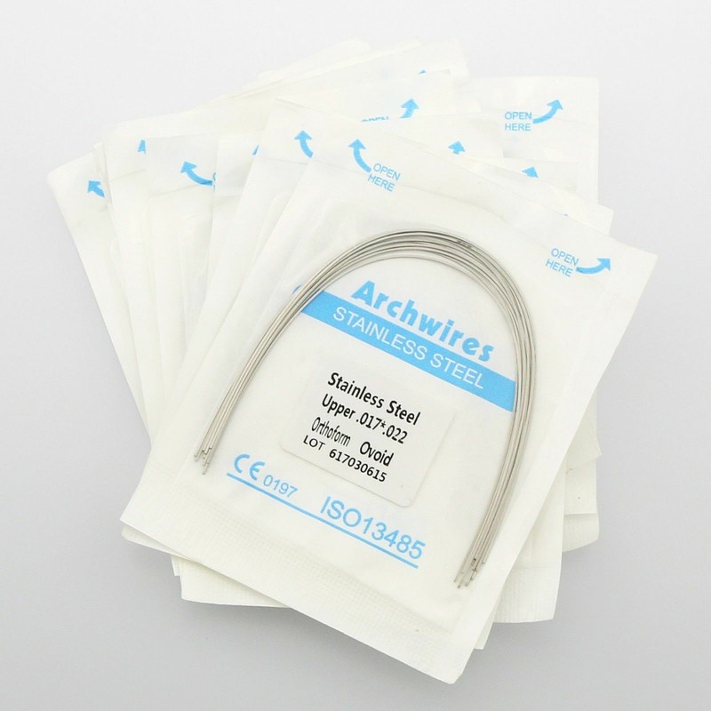 10 Pcs Dental Orthodontic Rectangular Niti/Steel/Thermal Activated Arch Wire gallery