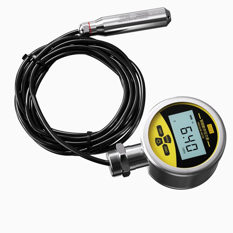 Digital Water Level Gauge 0-5m/0-10m Submersible Liquid Meter 304SS Sensor gallery