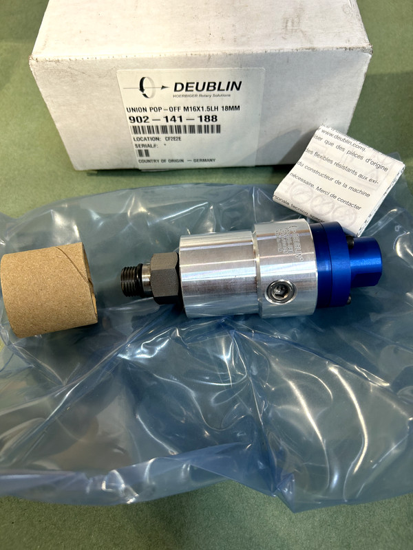 DEUBLIN 902-141-188 POP-OFF ROTATING UNION NEW IN BOX