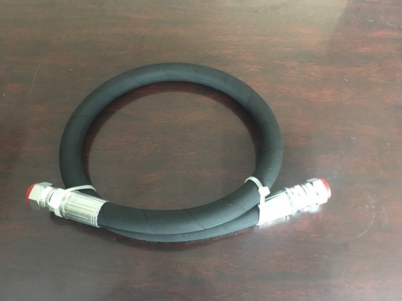 1/4″ x 72″ 2 wire 6,000 PSI Hydraulic Hose Assembly with 2 Female JIC Swivels