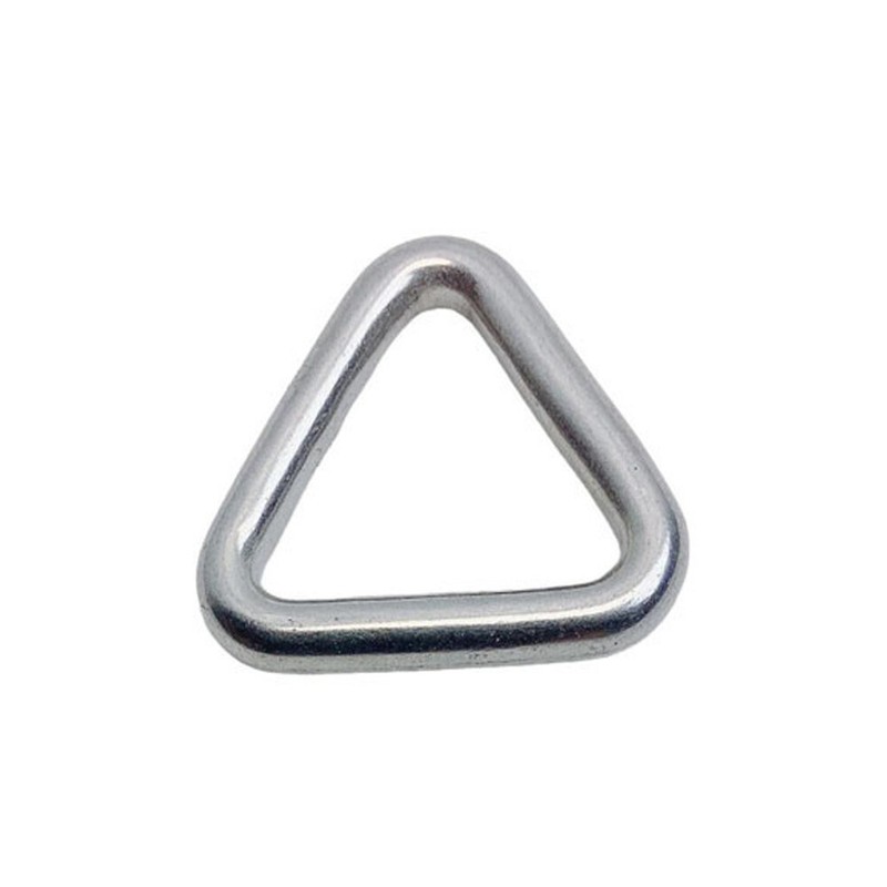 Marine Stainless Steel T316 3/16" x 1" Triangle Ring Formed Welded 500 Lbs WLL gallery