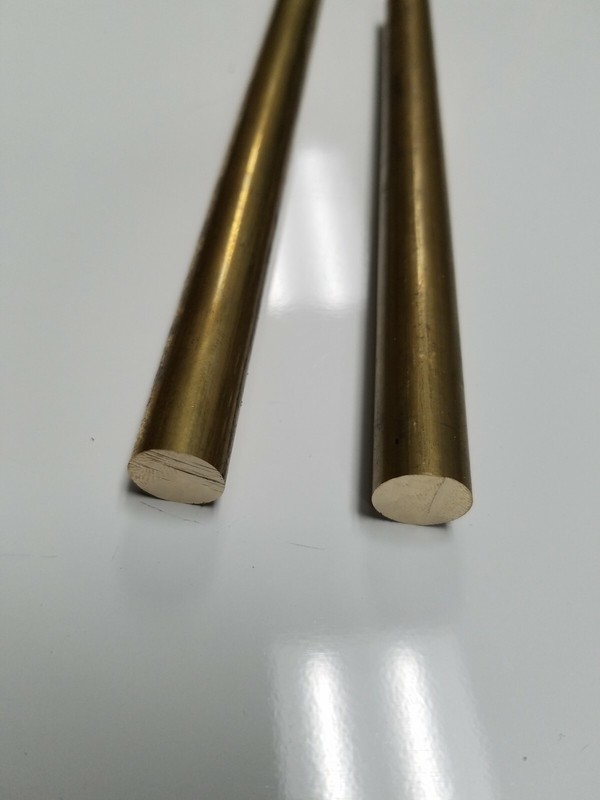 2 Pieces 1/2″ C360 BRASS SOLID ROUND ROD 12″ long New Lathe Bar Stock 1/2 Hard