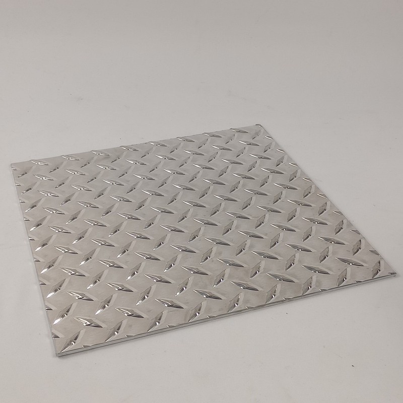 12" x 12" Diamond Plate Aluminum .125" Thick (1/8 in) - Treadplate, 3003 Alloy gallery