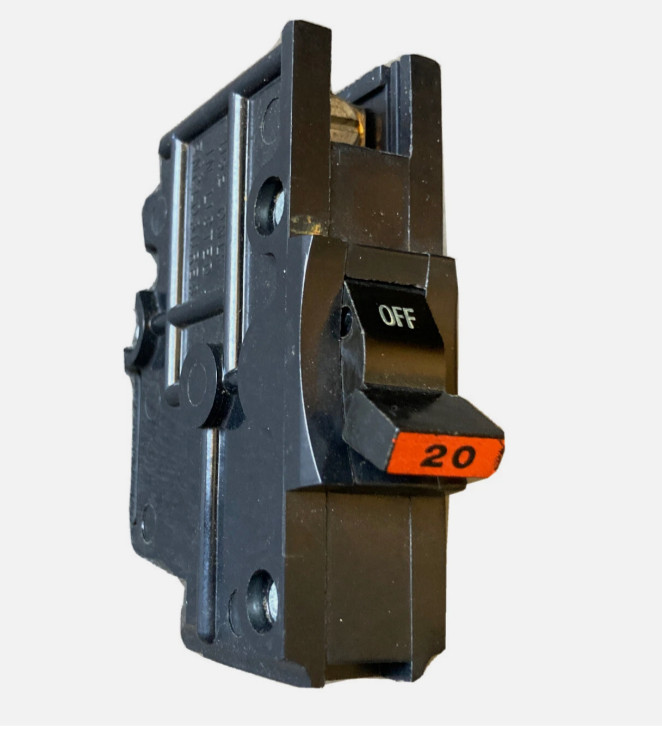 FPE Federal Pacific 1-Pole 20A NC Breaker Stab Lok HACR Full Size 1-Inch gallery