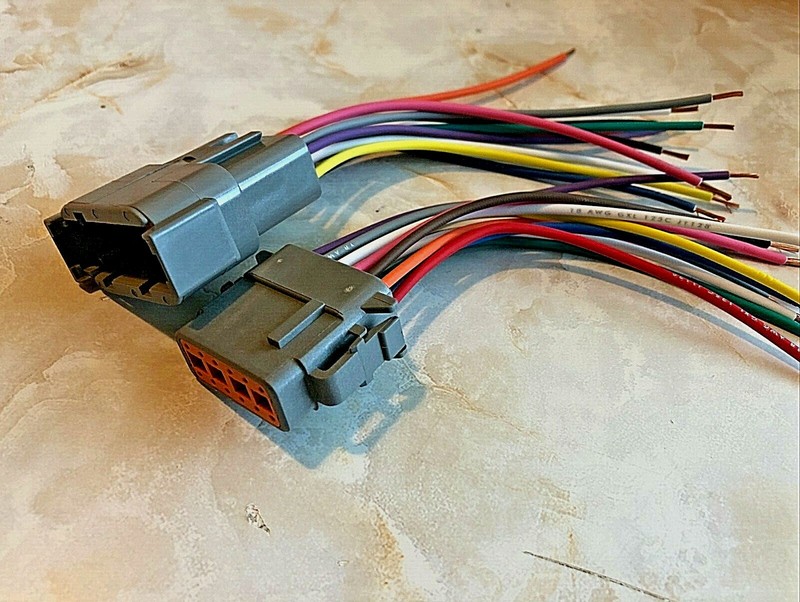 18 AWG Deutsch DTM 12 Pin Automotive Wire Waterproof Connector gallery