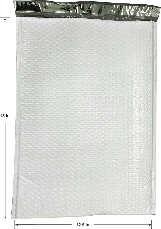 20 ct #6 Large Poly Bubble Mailers 12.5x18 Inch Bubble Lined Cushioned Bag gallery