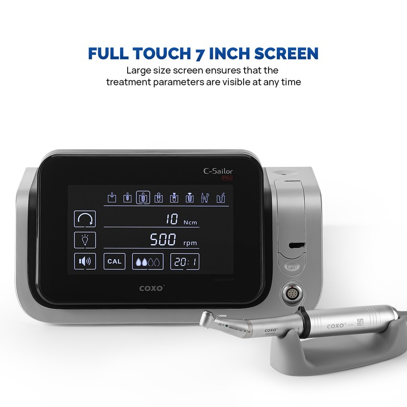 COXO Dental Surgical LED Implant Motor System 20:1 Handpiece/ Irrigation Tubes gallery