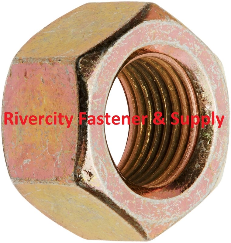5/8-18 Steel Grade 8 Hardened Hex Nuts 5/8×18 Nut 5/8 x 18 ZY Fine Thread