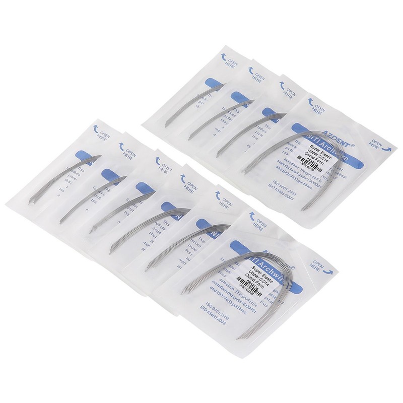 Dental Orthodontic Stainless Steel Arch Wires Round Nature/Oval Form Wire AZDENT gallery
