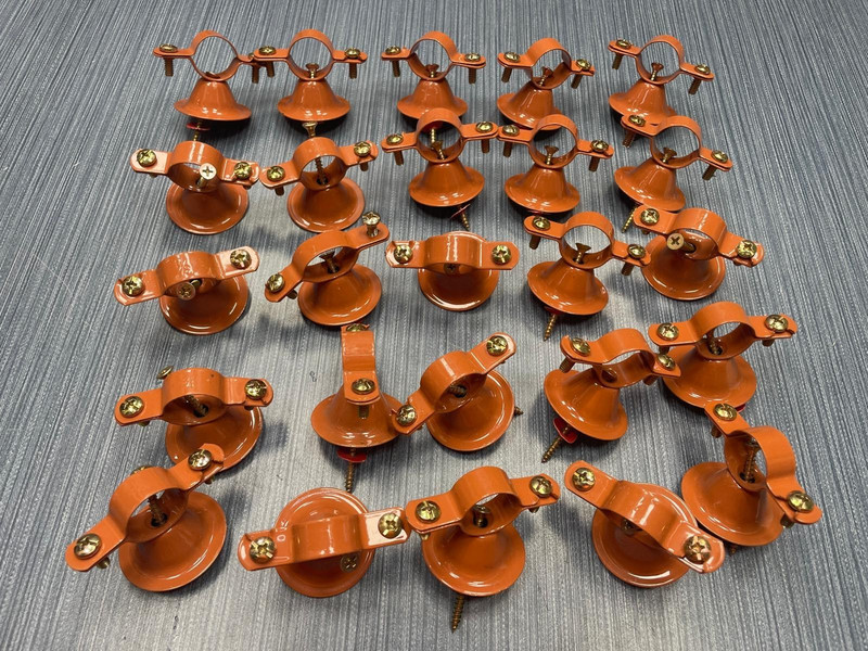 25 x VH0075CP Bell Van Hanger 3/4 in Pipe/Tube Carbon Steel Copper Epoxy Coated gallery
