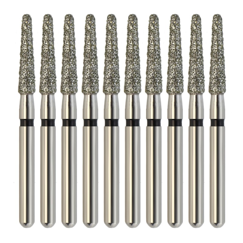 Dental Burs Diamonds FG 856/018SC Round End Taper Super Coarse Grit High Speed