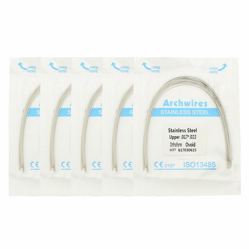 10 Pcs Dental Orthodontic Rectangular Niti/Steel/Thermal Activated Arch Wire gallery