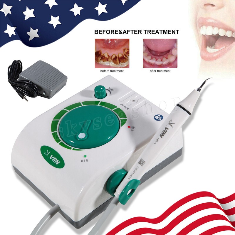 Dental Ultrasonic Piezo Scaler Handpiece 5 Tips Fit EMS Cavitron Woodpecker UPS