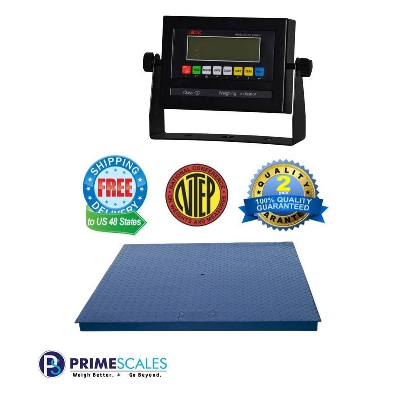 New 5 Year Warranty 2500lb 48″x60″ Floor Scale Warehouse NTEP Legal 4 Trade