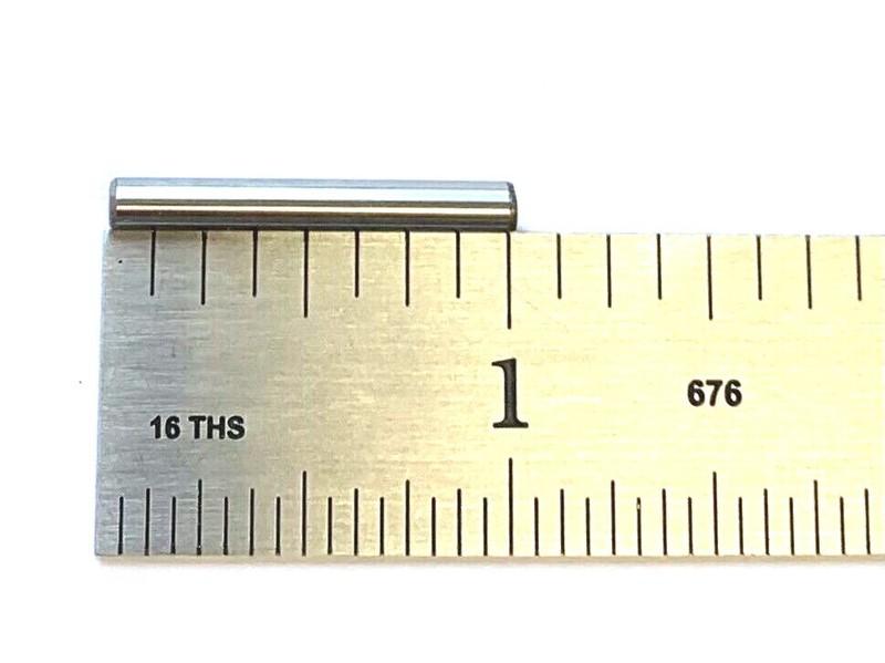 1/8 x 1-1/4" DOWEL PINS - SET OF 20 - HEAT TREATED ALLOY STEEL - BRIGHT FINISH gallery