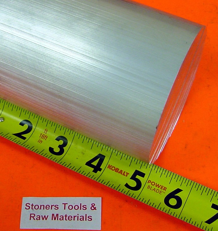 3-1/8″ ALUMINUM ROUND ROD 5″ long 6061 T6511 Solid Extruded Lathe Bar Stock New
