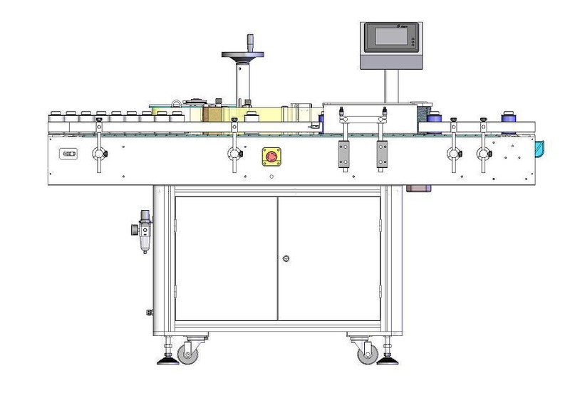 Automatic Round Bottle Vertical Labeling Machine labler for Beer Can Labeller gallery