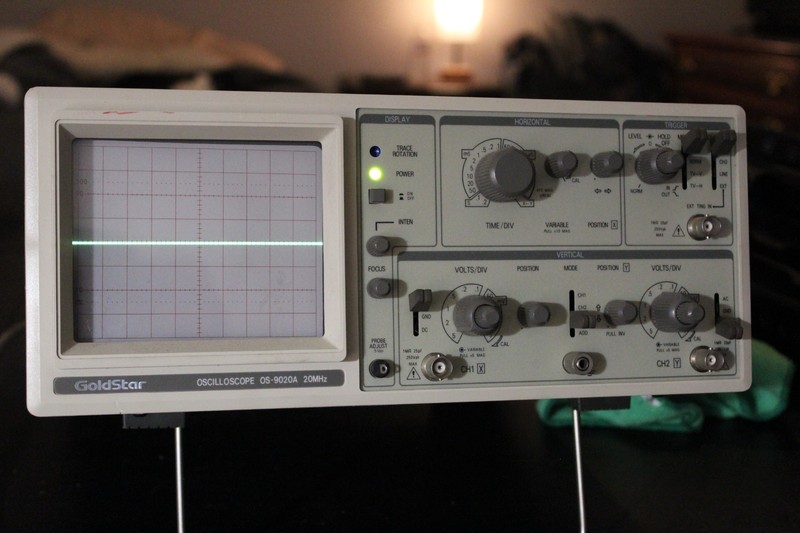 GoldStar OS-9020A Oscilloscope 20MHz | Analog