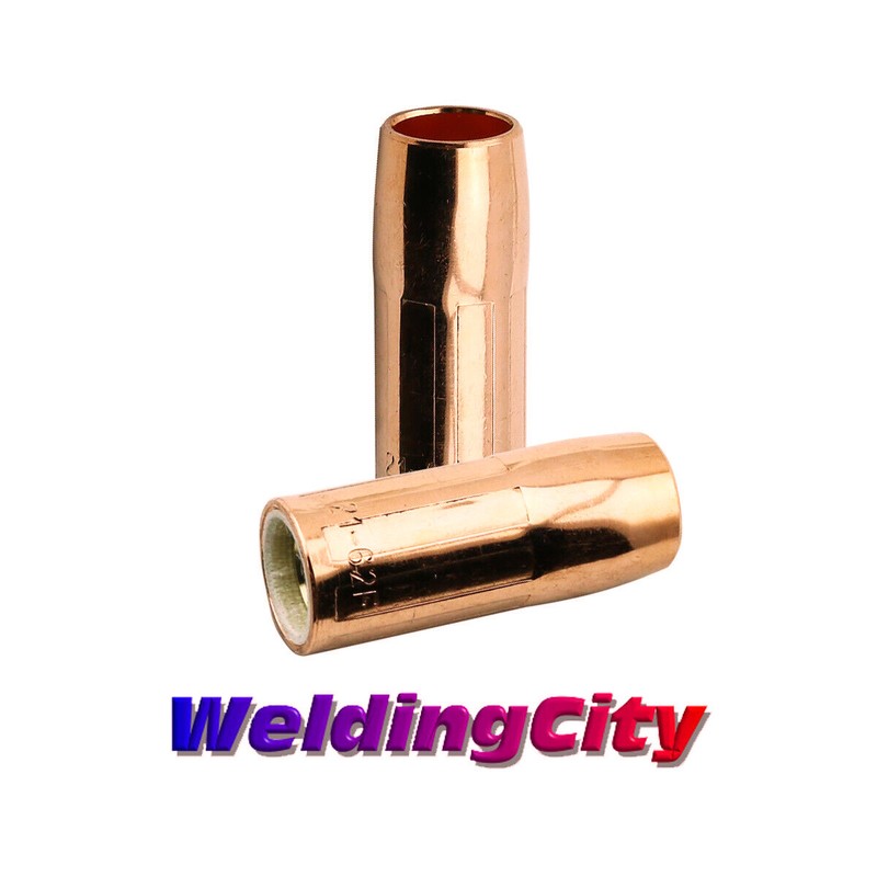 WeldingCity® 2-pk MIG Welding Gun Nozzle 21-62-F 5/8″ for Lincoln 100L Tweco 100