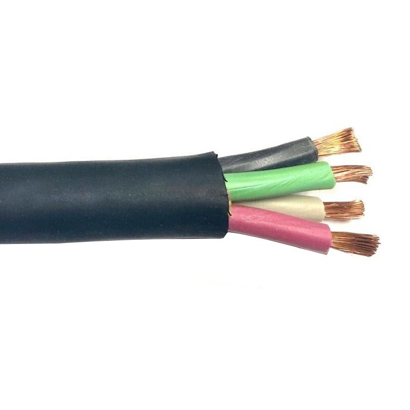 6/4 SEOOW Portable Power Cable Black Jacket (45 Amp) 600V