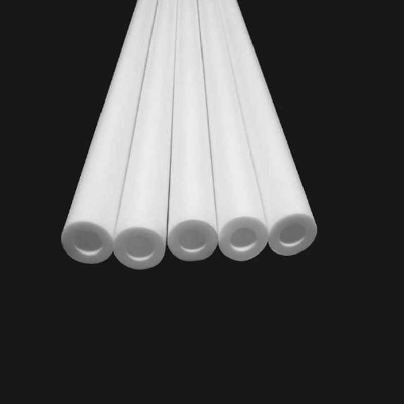 350mm Length 18/19/20/21/22/23/23.5mm OD White Color PTFE Tube Hollow Round Pipe