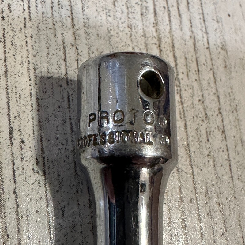 Proto Socket Extension Chrome 1/4" Drive 6" Length 4761 Made in USA gallery