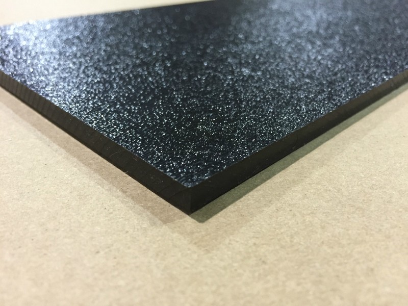 1 PC ABS Black Plastic Sheet 1/4″ x 8″ x 12″ (.250″) Haircell 1 side 6mm