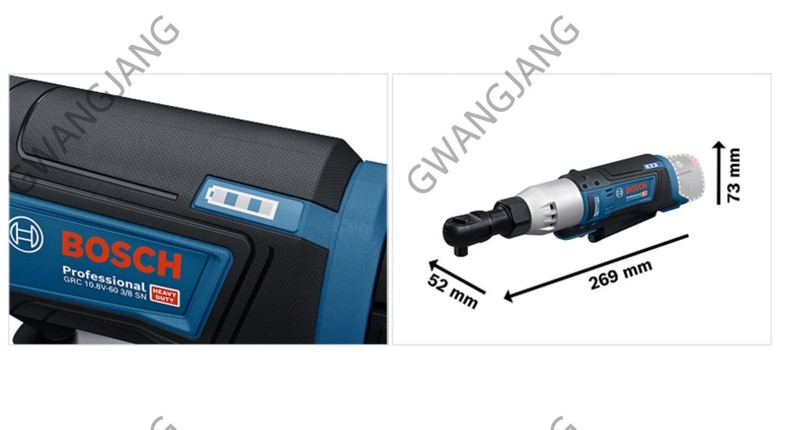 Bosch GRC10.8V-60 3/8 Wireless Compact Ratchet Bare Tool Body Only Pro Easy Work gallery