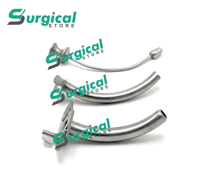 Jackson Tracheostomy Tracheal Tube 9mm 5 PCs Set Steel Surgical ENT Instrument gallery