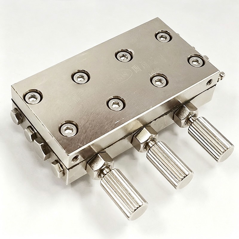 Dental Chair Air/Water Triple Diaphragm Membrane Valve 3-in-1 Quadruple