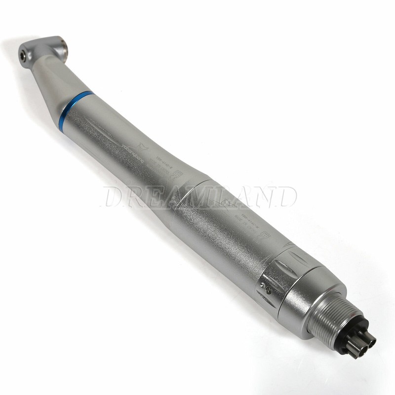 Dental low slow speed straight handpiece/ contra angle / air motor 4Hole Black gallery
