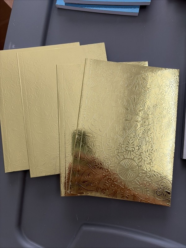 Jot Notebook. 5×7. 60 sheets. Gold