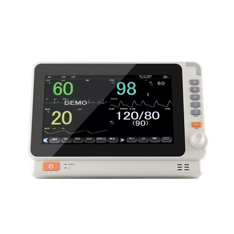 10 inch patient monitor with electrocardiogram SpO2 、BP、Temperature
