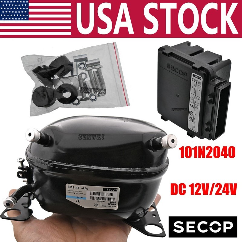 BD1.4F Micro Compressor SECOP + 12V/24V Electronic 101N2040 Controller Drive Kit