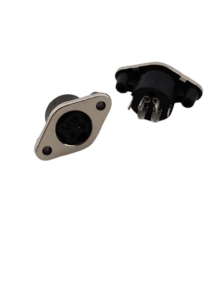 10 PCS Kycon, KPJX-PM-4S-S DC POWER CON. 4P POWER JACK PANEL MOUNT