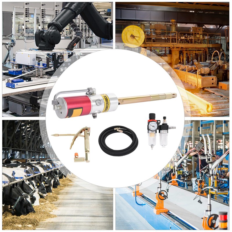 50:1 Ratio Air Operated Grease Pump, Aluminum Grease Pump, Oil Injector 30-40Mpa gallery